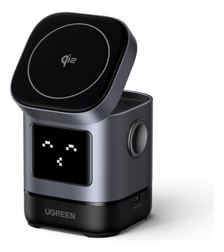 Suporte Carregador Sem Fio Magnético Indução 2 Em 1 15w Qi2