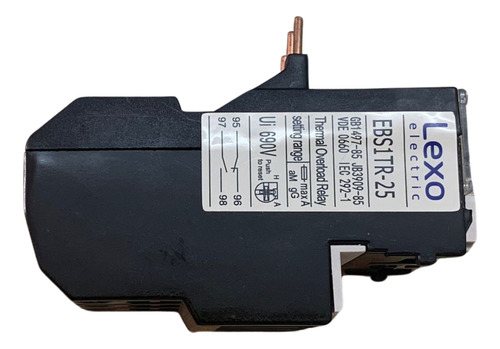 Rele Termico Para Contactor 12 - 18a, Ip20 - Lexo - 5343314