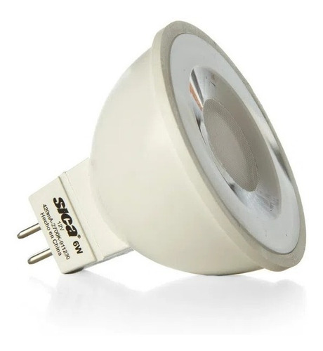 10 Lámparas Led Sica 6w - Luz Fría - Reemplaza Dicroica