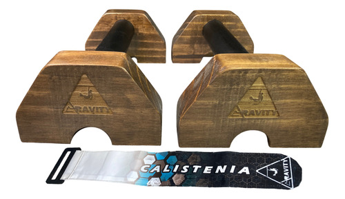 Paralelas De Madera Y Metal Calistenia