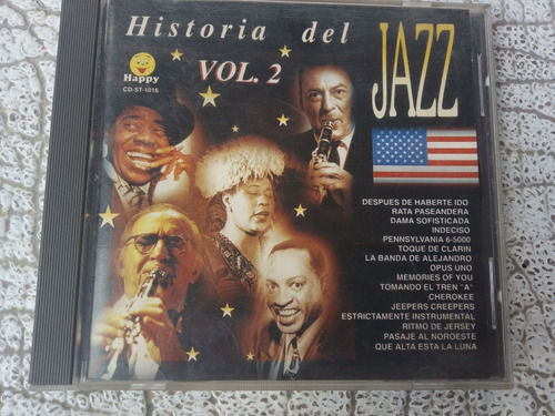 Cd Historia Del Jazz Volumen 2 Compact Disc Original