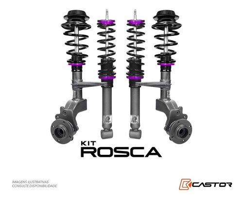  Kit Suspensão Com Telescópio - Castor -  Gol G2