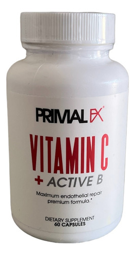 Vitamina C + Active B. Primal Cápsulas. Entrega Inmediata.