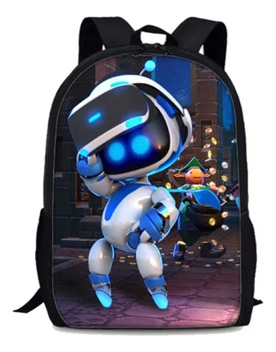 Mochila De Estudante Astro Bot Mars Rescue Plan 3 Pcs