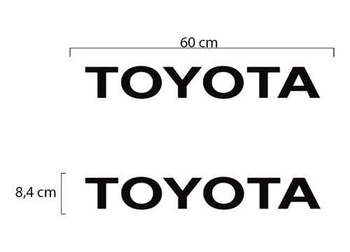 Faixa Toyota Hilux 1999 Até 2005 Adesivo/emblema Traseiro