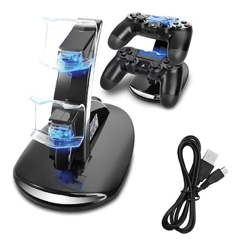 Base De Carga Doble Para Joystick Mando Ps4