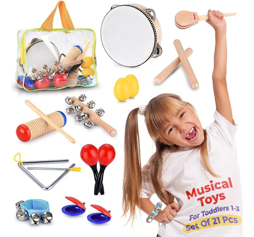 Juego De Instrumentos De Percusión Musical Y Educativa Para 