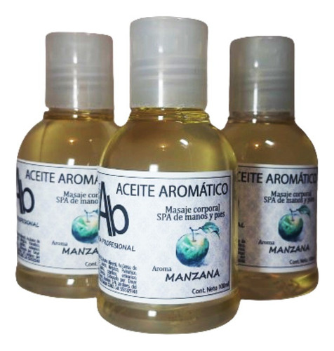 3 Aceite Corporal Aromatico Antiestress  Manzana Para Dormir