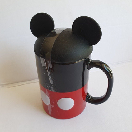 Taza Tazon Mickey Mouse Tapa Silicona Original Disney