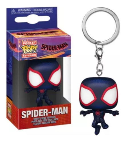 Spider-man A Través Del Universo Araña Pocket Pop Llavero
