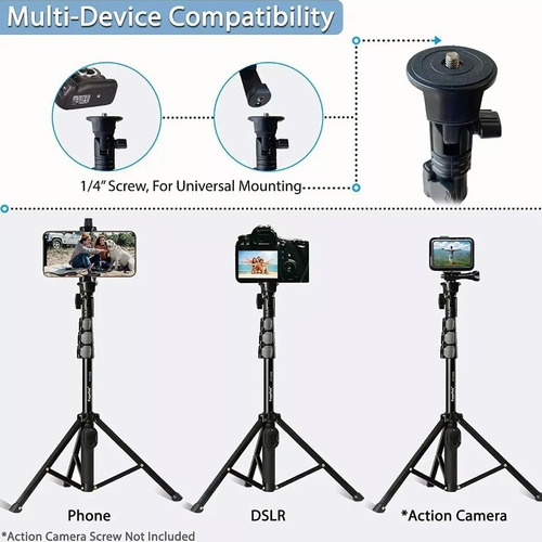Yan Trípode Celular Selfie Stick Bluetooth Control Remoto