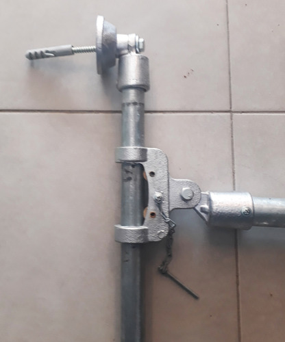 Toldo Rebatible Manual 4.00mt. Lona Sembra 7000 Granate