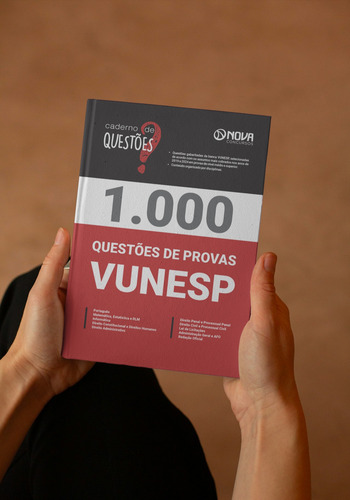 Apostila Vunesp - Livro Com 1000 Questões Gabaritadas - Editora Nova