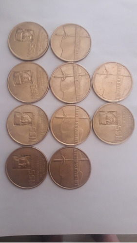 Lote Coleccionable 10 Monedas Conm. Sesquicentenario De 1975