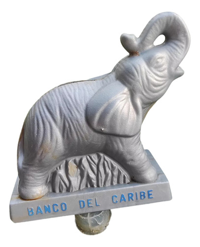 Alcancía Elefante Antigua Banco Del Caribe Colección 