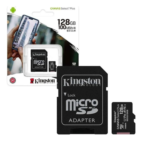 Microsd Kingston 128gb  Canvas Select Plus