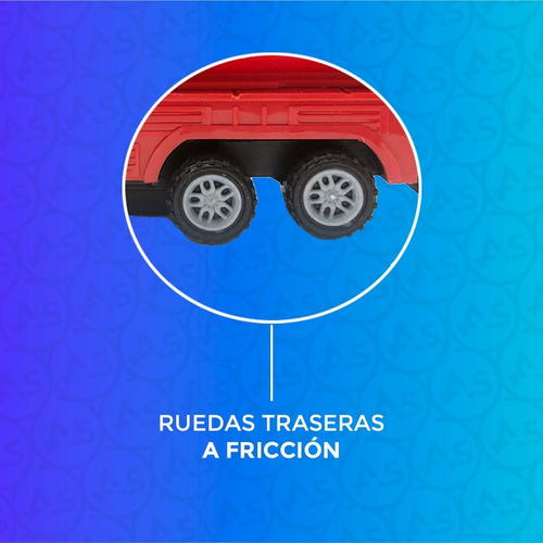 Imagen 3 de 8 de Camion De Bomberos De Juguete - Mediano Para Niños