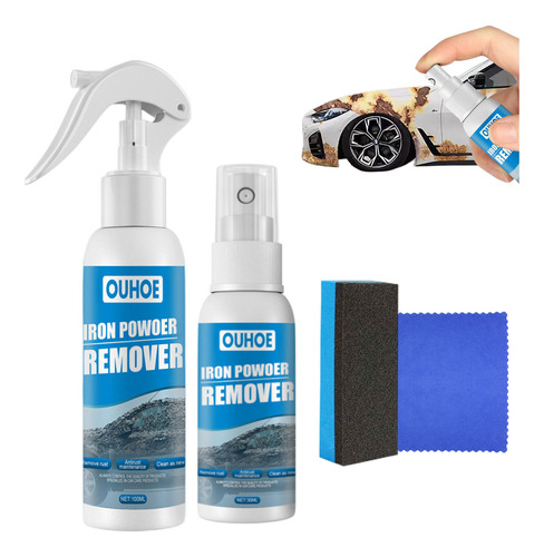 Spray Removedor De Hierro Óxido Para Coche 30ml+100ml