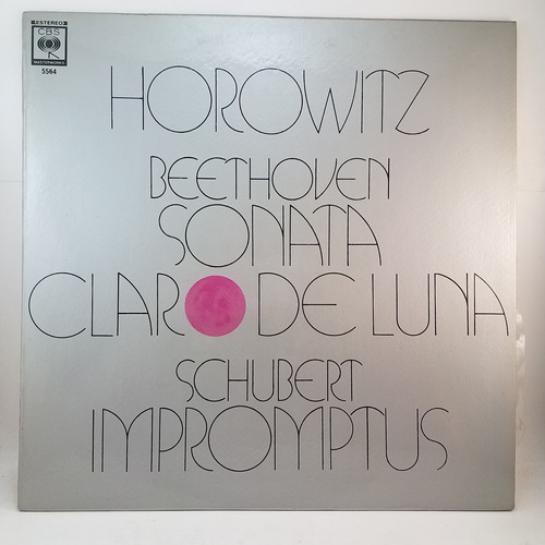 Beethoven - Claro De Luna - Schubert Vinilo - Horowitz Ex
