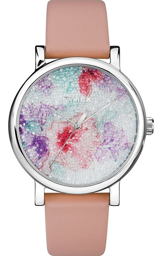 Timex Reloj De Vestir Crystal Opulence 1.496 in Para Mujer