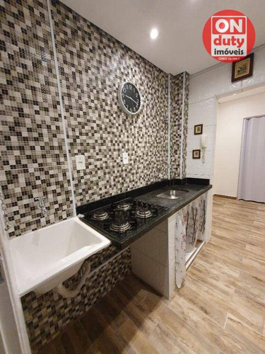 Imagem 4 de 7 de Kitnet Com 1 Dormitório À Venda, 34 M² Por R$ 240.000,00 - Gonzaga - Santos/sp - Kn0227