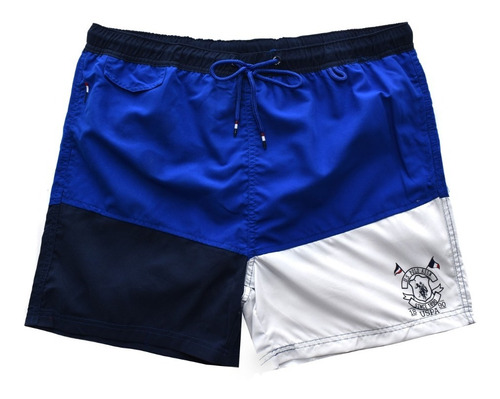 Traje De Baño U.s. Polo Assn. Uscvbm-51-320 Color Azul Rey