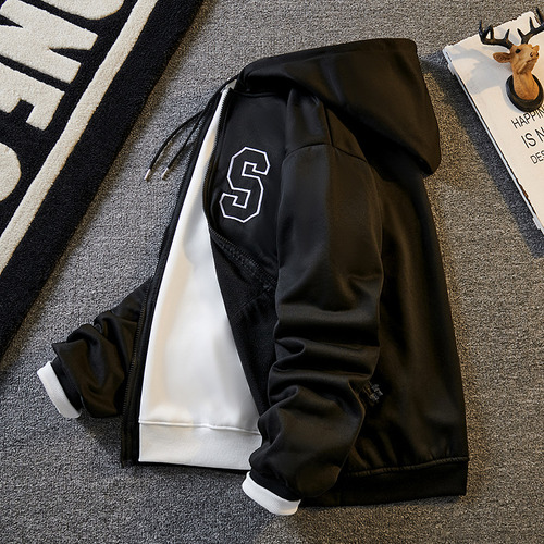 Sudadera Tipo Cárdigan Con Capucha Para Hombre, Chaqueta De