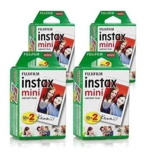 Imagem 1 de 3 de Papel Filme Para Instax Mini 7, 8, 9, 11 -80 Fotos 5,4 X 8,6