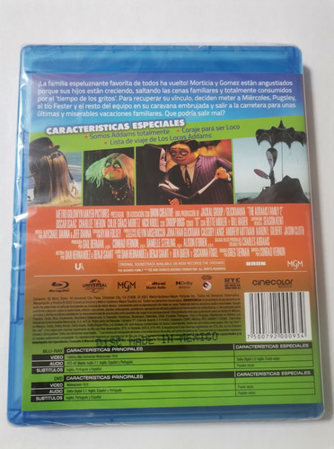 Blu-ray + Dvd - Los Locos Addams 2