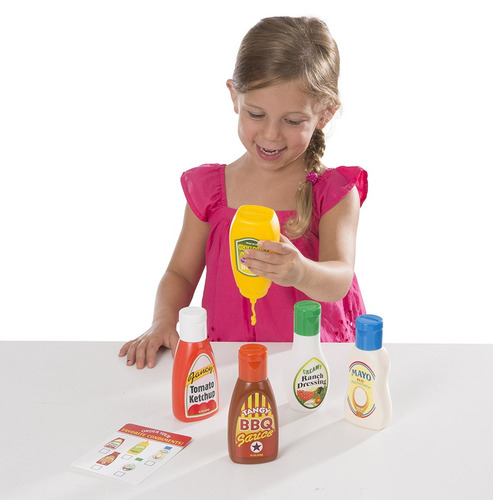 Melissa & Doug Condimentos Favoritos Set De Juegos De Alimen
