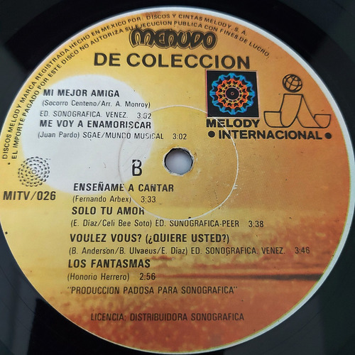 Menudo - Menudo De Coleccion Lp