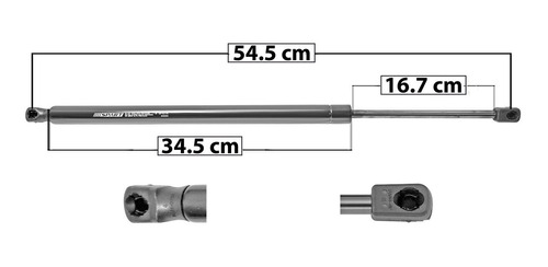 1 Amortiguador 5a Puerta Izq O Der Spart Liberty Jeep 08/13