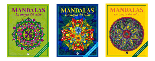 Mandalas La Magia Del Color Coleccion De 3 Libros