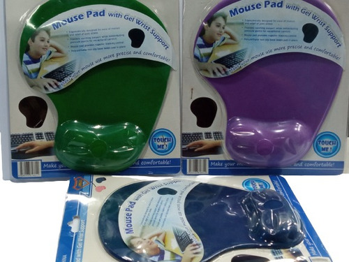 Mouse Pad Con Soporte De Gel L-1108 Pack X 2 Otiesca