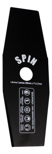 Lâmina Faca 2 Pontas Furo 1'' P/ Bfg43 Bf43sb Bf33sb Bf52sb