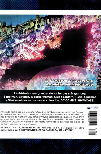 Batman Vol. 4 Año Cero Ciudad Secreta Showcase | MercadoLibre
