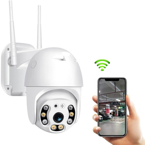 Camara De Seguridad Ip Wifi Robotizada 360° Para Exteriores