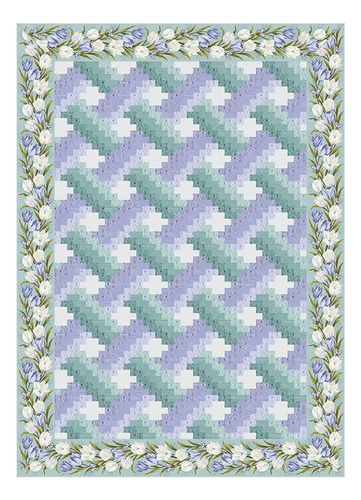 Fever Anima Edredon Jackie Pieced From Yardage Bargello 4