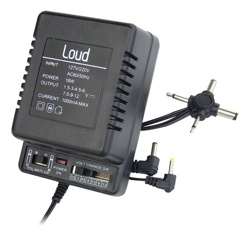 Fonte Universal Loud Bivolt + Plug