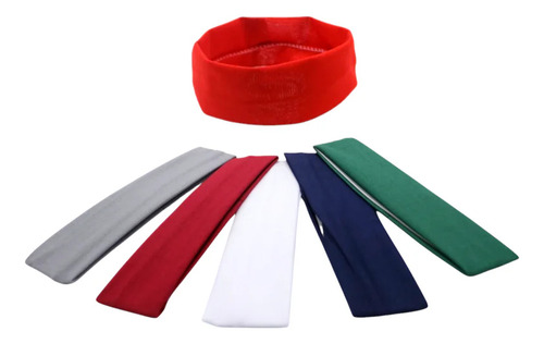 Cintillo Diadema Elasticada Ancho Strech Color Negro Escolar