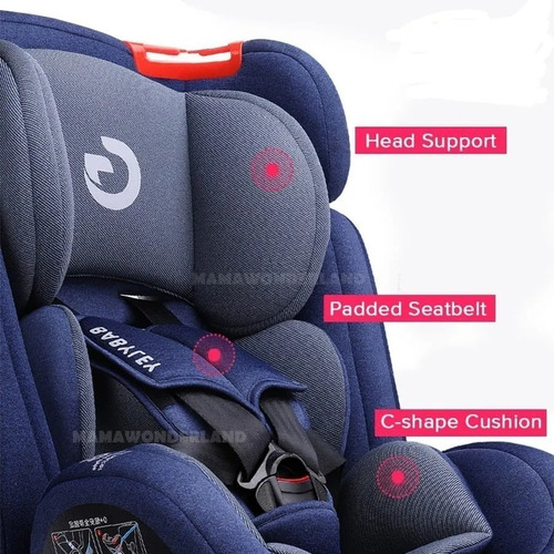 Imagen 5 de 6 de Silla Para Carro Con Normatividad Sistema Isofix Evezo