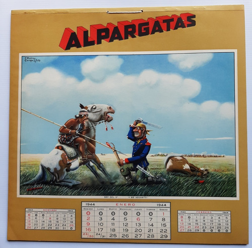 Imagen 5 de 10 de Molina Campos Colección 12 Almanaques Alpargatas Ro 028