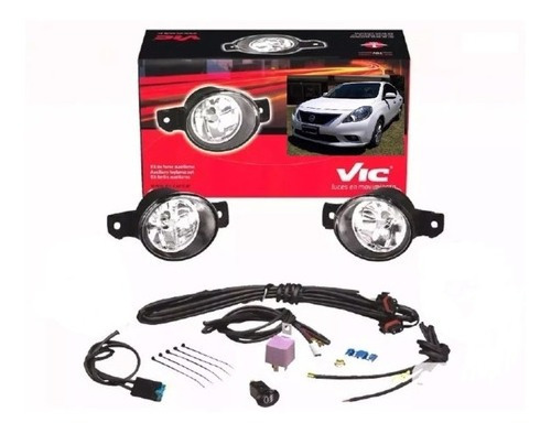 Kit Faro Auxiliar Nissan X-trail 2004 2005 2006 2007 Vic