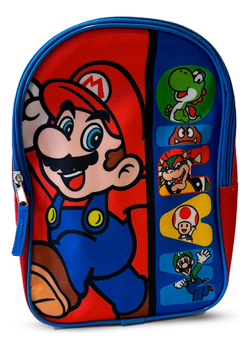 Mini Mochila Mario Infantil De Viaje Para Niños Escolar