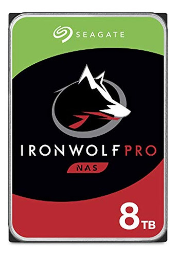 Seagate Ironwolf Pro Disco Duro Interno Nas De 8 Tb - 3,5 Pu