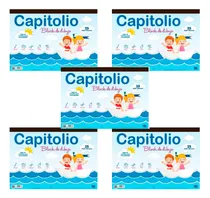 Comprar Pack 5 Block Tipo El Nene Blanco Nº5 Dibujo Tempera Acuarela