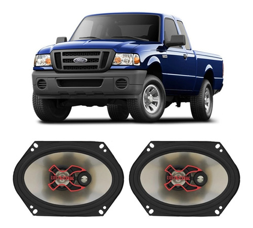 Auto Falante Ford Ranger 2005 A 2009 Bravox 100w 2 Portas