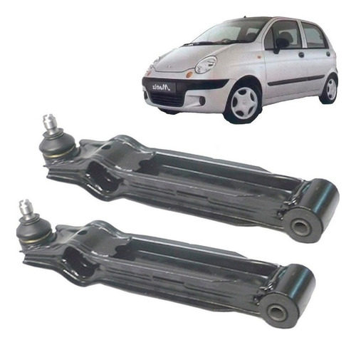  Par Bandejas Susp Inferior Der Izq Para Daewoo Matiz 98-03