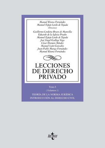 Lecciones De Derecho Privado - Rivera Fernã¡ndez, Manuel;...