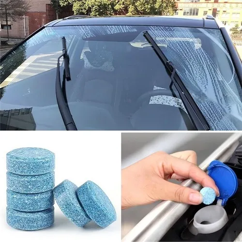 Pastilla Parabrisas Limpiador Plumillas Agua Carro Enjuague